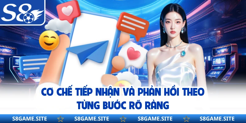 Cơ chế tiếp nhận và phản hồi theo từng bước rõ ràng